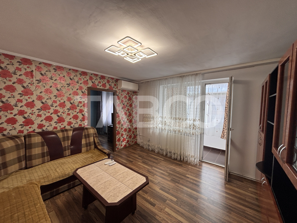 Apartament de inchiriat cu 2 camere + balcon zona Terezian Sibiu