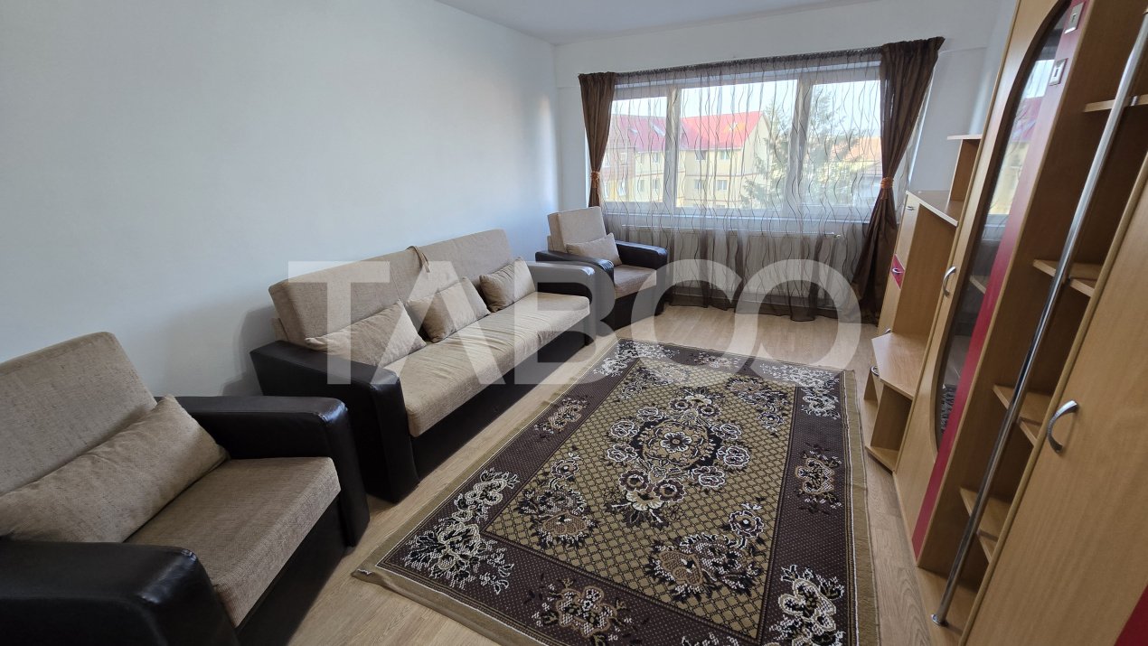 Apartament de inchiriat Mihai Viteazu 2 camere balcon mobilat utilat