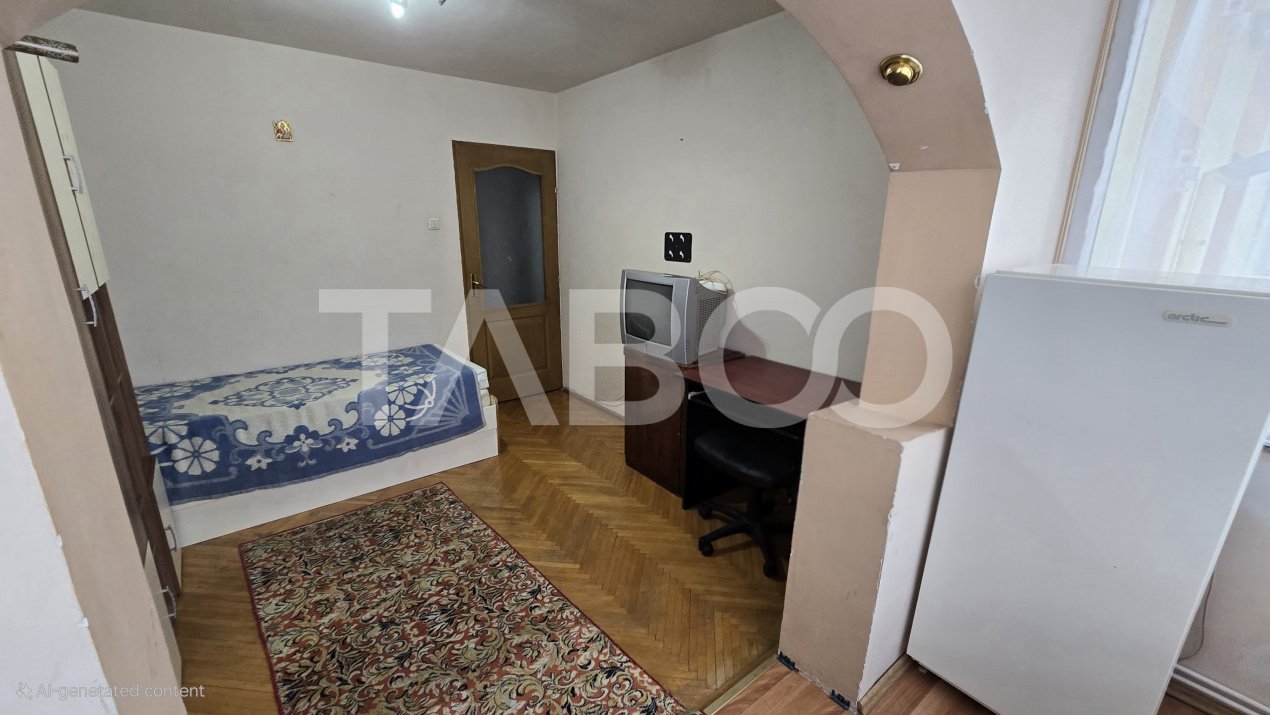 Apartament de inchiriat Valea Aurie 3 camere balcon mobilat utilat