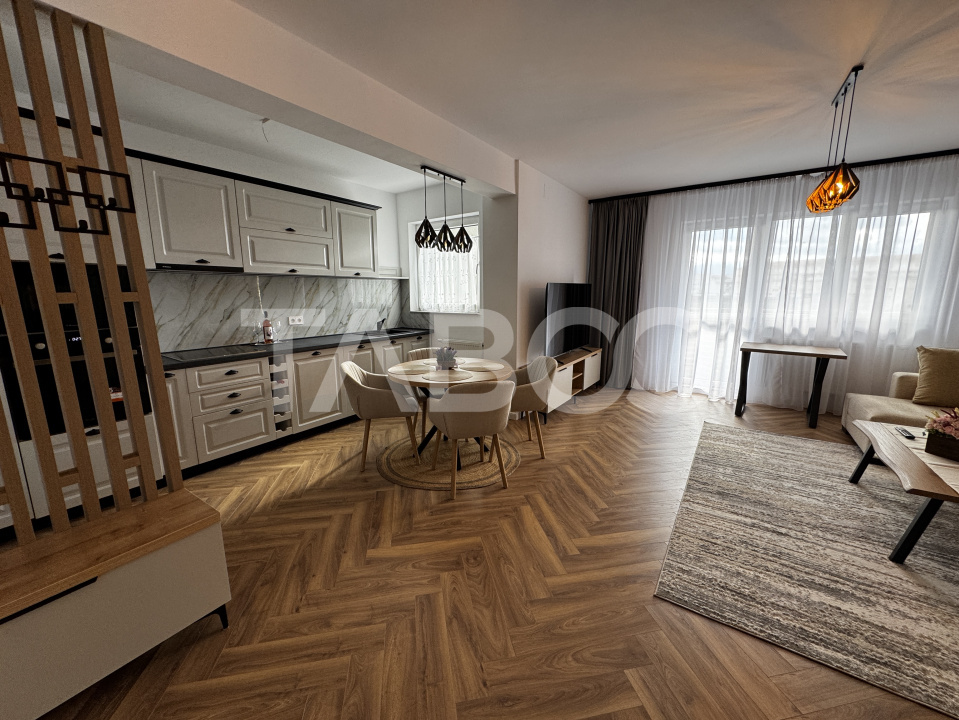 Apartament de lux cu 2 camere 60 mpu plus balcon etaj 3 Rahovei Sibiu