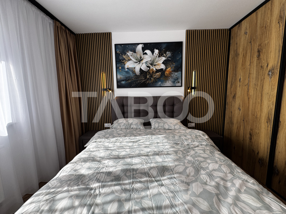 Apartament de lux cu 2 camere 60 mpu plus balcon etaj 3 Rahovei Sibiu