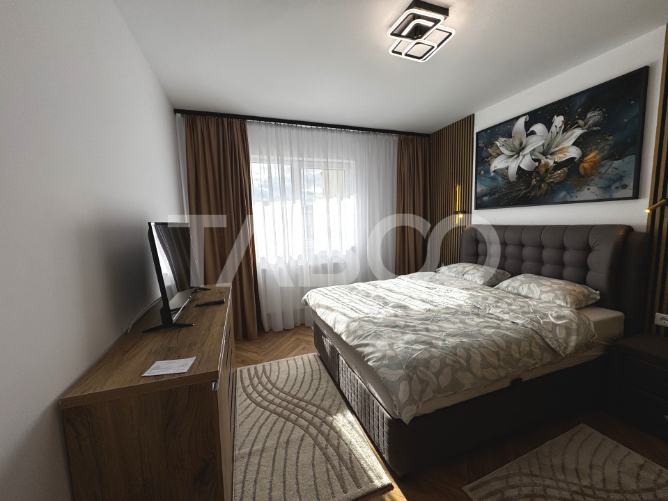 Apartament de lux cu 2 camere 60 mpu plus balcon etaj 3 Rahovei Sibiu