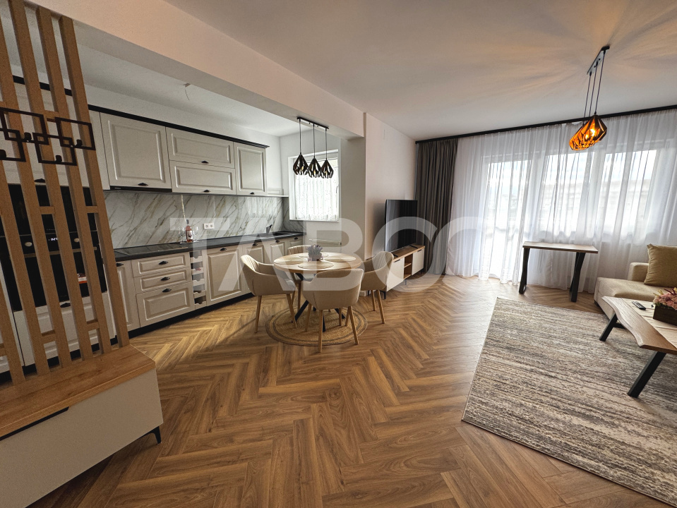 Apartament de lux cu 2 camere 60 mpu plus balcon etaj 3 Rahovei Sibiu