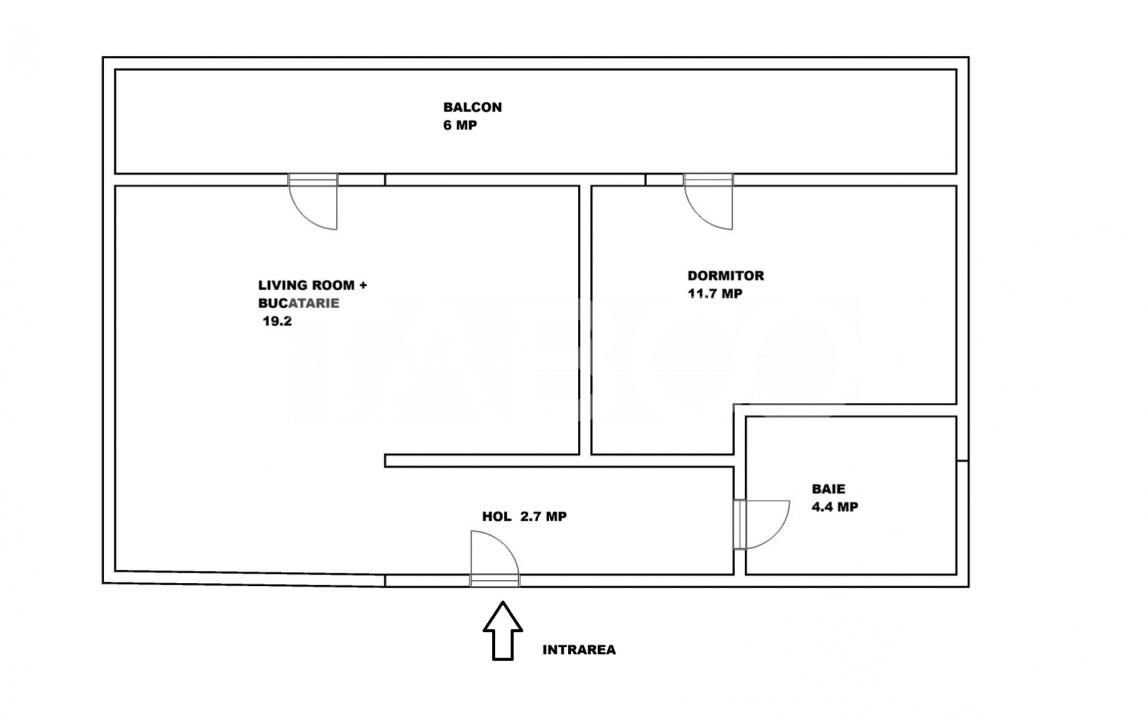 Apartament de vanzare 2 camere balcon etaj 1 Kaufland Arhitectilor