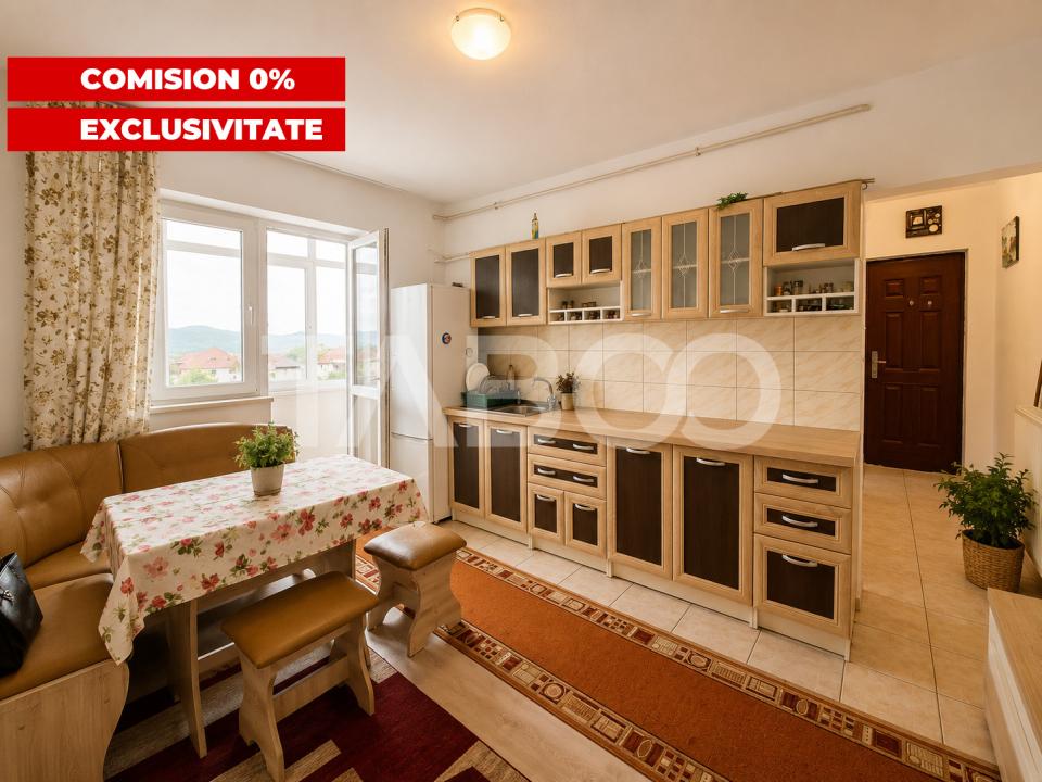 Apartament de vanzare 2 camere balcon etaj 2 in Avrig zona Sticla
