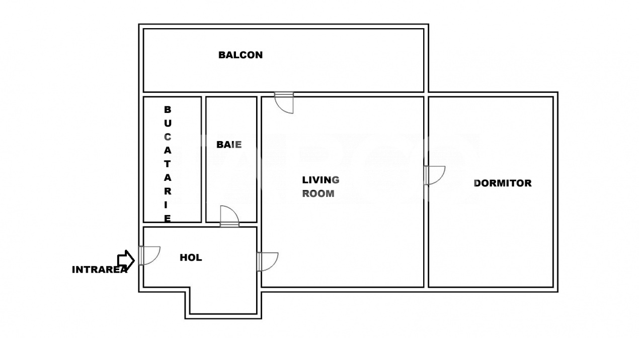 Apartament de vanzare 2 camere balcon etaj intermediar
