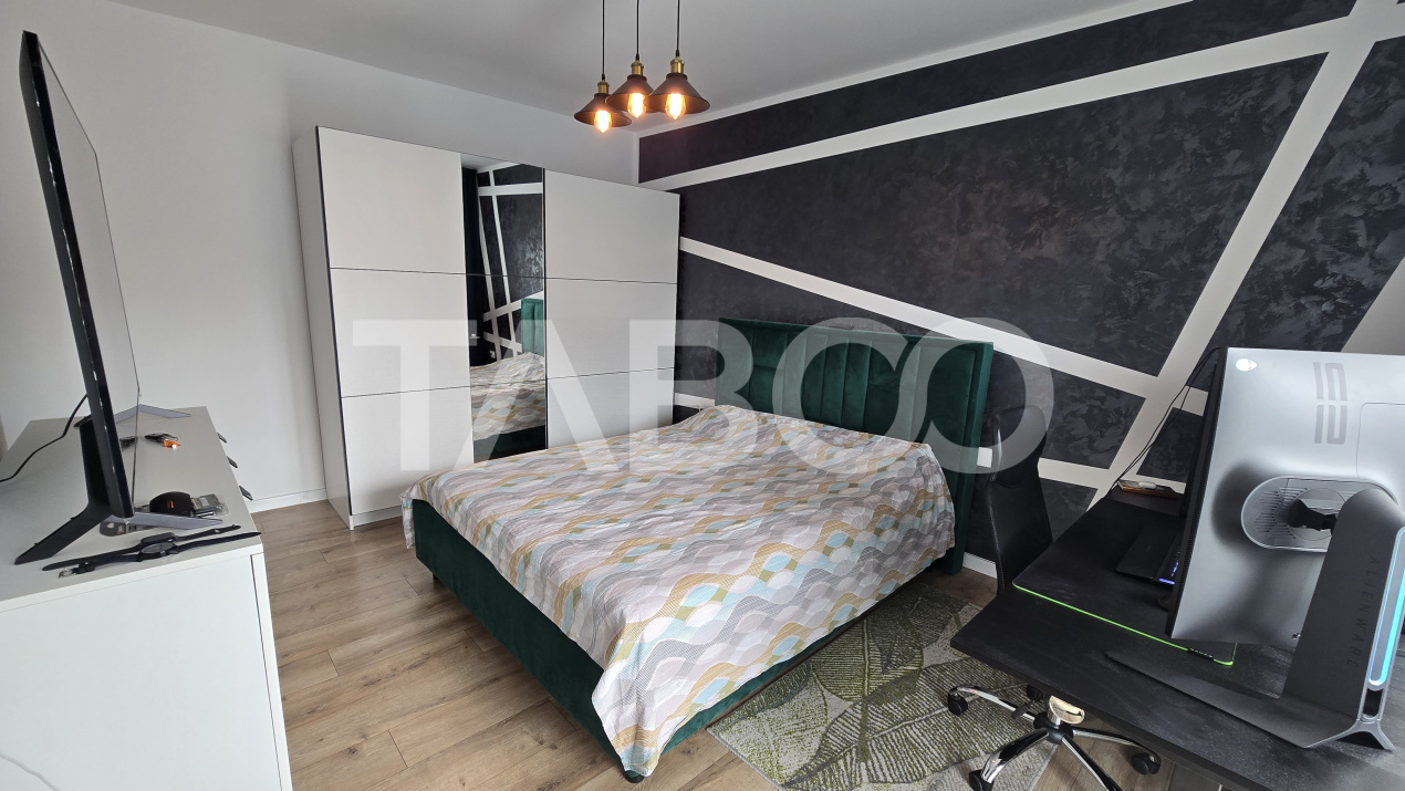 Apartament de vanzare 2 camere balcon parcare mobilat utilat Selimbar