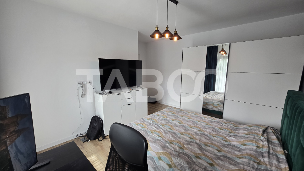 Apartament de vanzare 2 camere balcon parcare mobilat utilat Selimbar