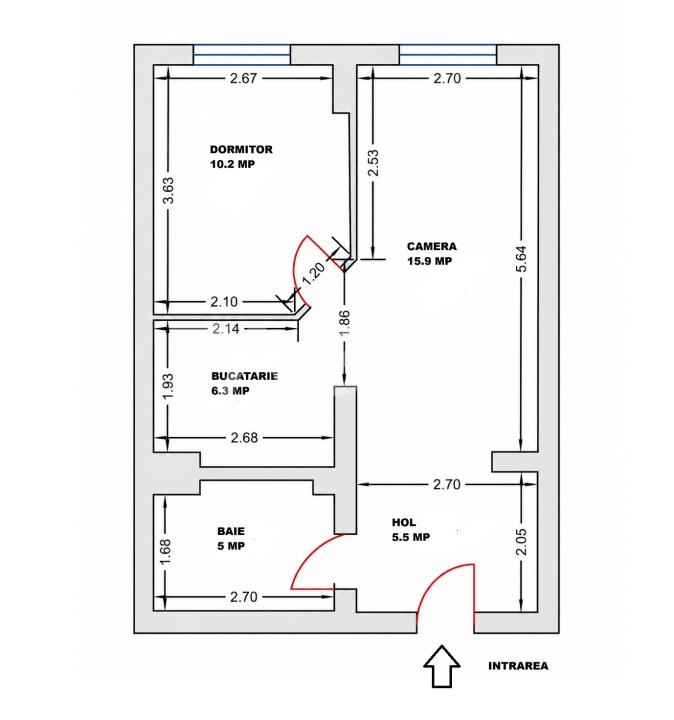 Apartament de vanzare 2 camere bloc cu lift Broscarie Opera Residence