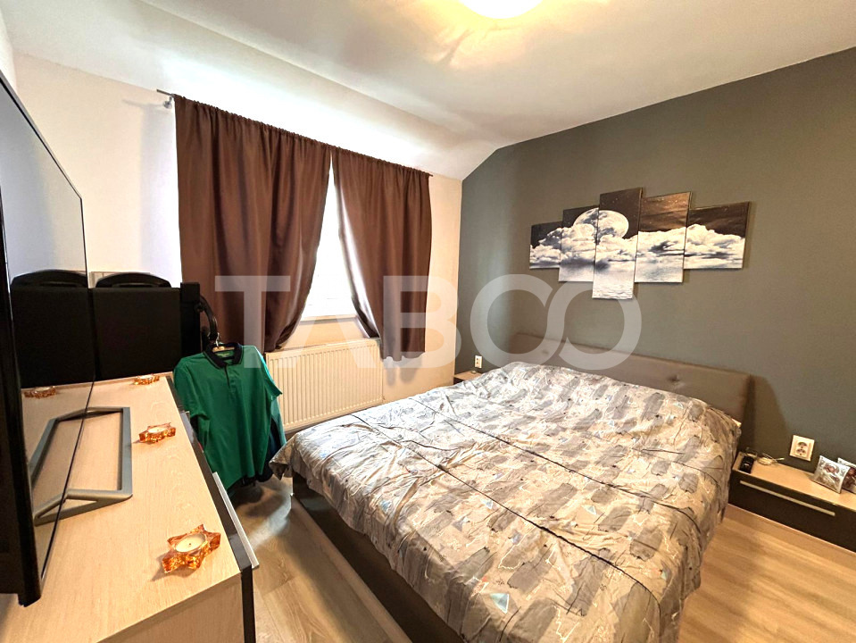 Apartament de vanzare 2 camere mobilat utilat balcon parcare Selimbar