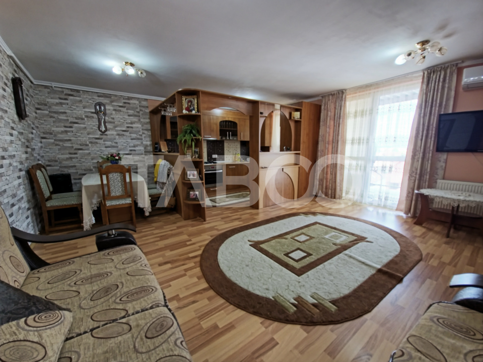 Apartament de vanzare 2 camere terasa mobilat utilat Terezian