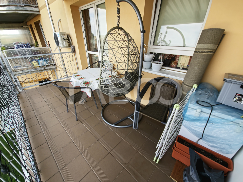 Apartament de vanzare 2 camere terasa mobilat utilat Terezian