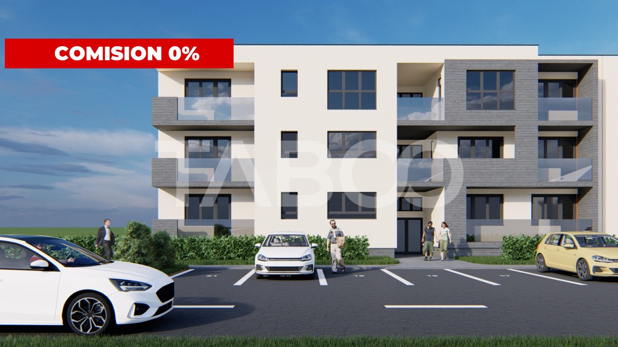 Apartament de vanzare 3 camere 2 bai 1 logie 1 balcon loc parcare