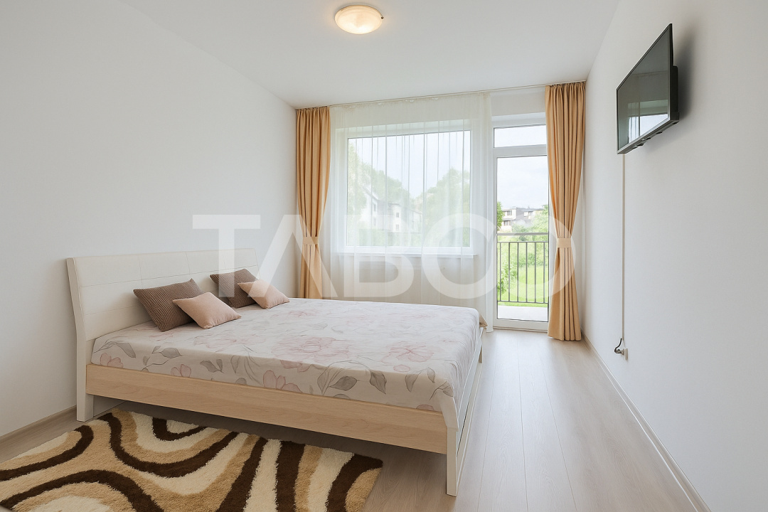 Apartament de vanzare 3 camere 2 bai balcon parcare intrare Selimbar