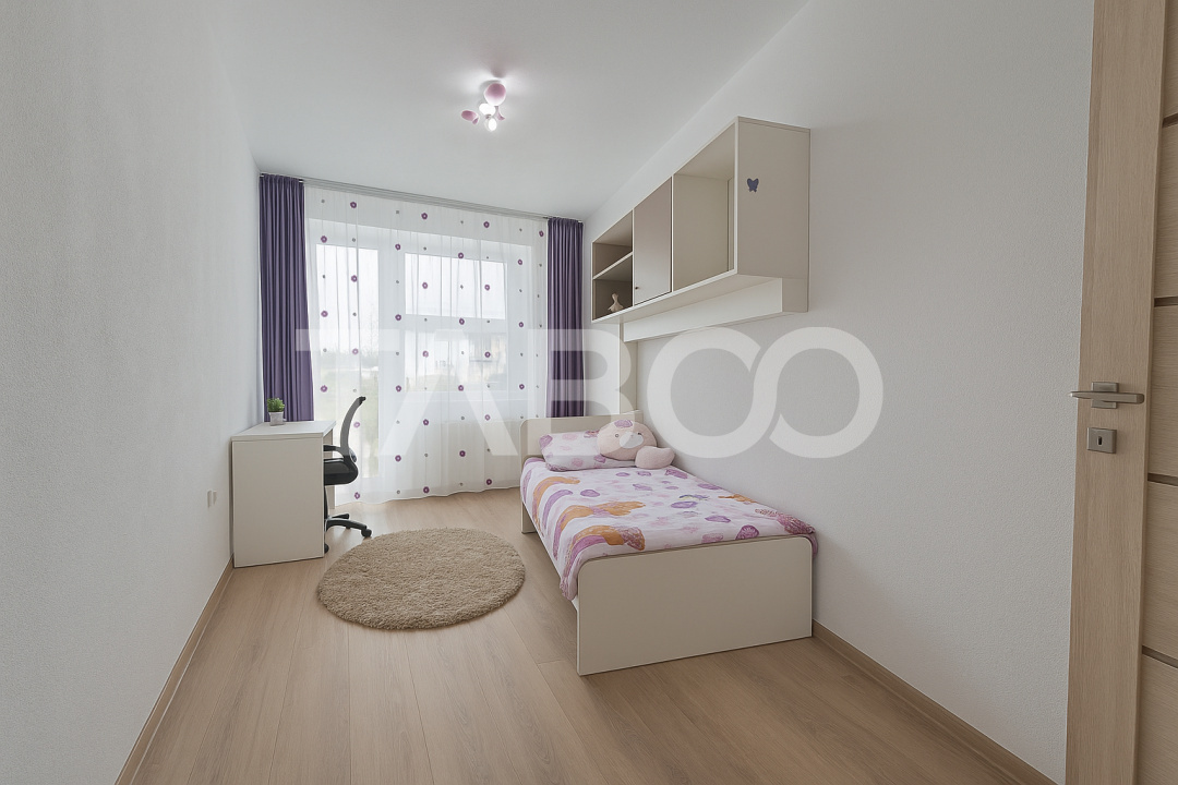 Apartament de vanzare 3 camere 2 bai balcon parcare intrare Selimbar