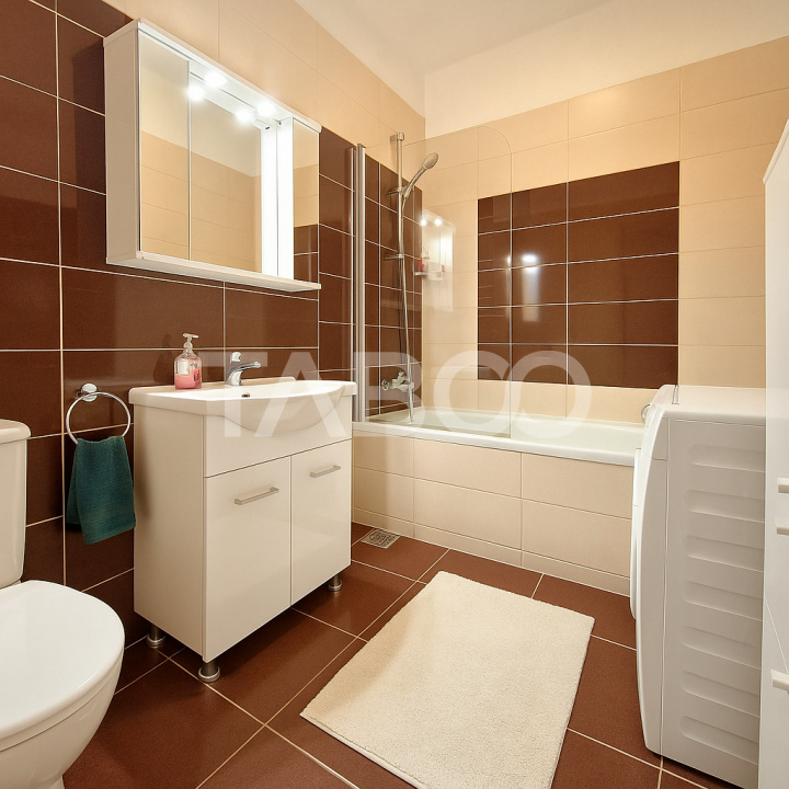 Apartament de vanzare 3 camere 2 bai balcon parcare intrare Selimbar