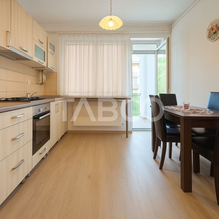 Apartament de vanzare 3 camere 2 bai balcon parcare intrare Selimbar