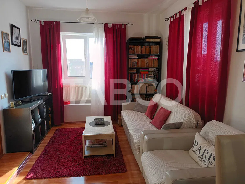 Apartament de vanzare 3 camere 77mp 2 bai si balcon Vasile Aaron Sibiu in Sibiu - Vasile Aaron