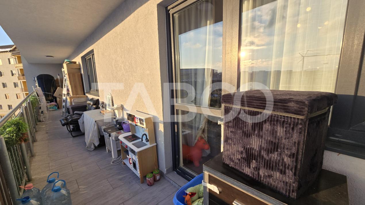 Apartament de vanzare 3 camere 93mp 2 bai balcon si lift Rahovei Sibiu