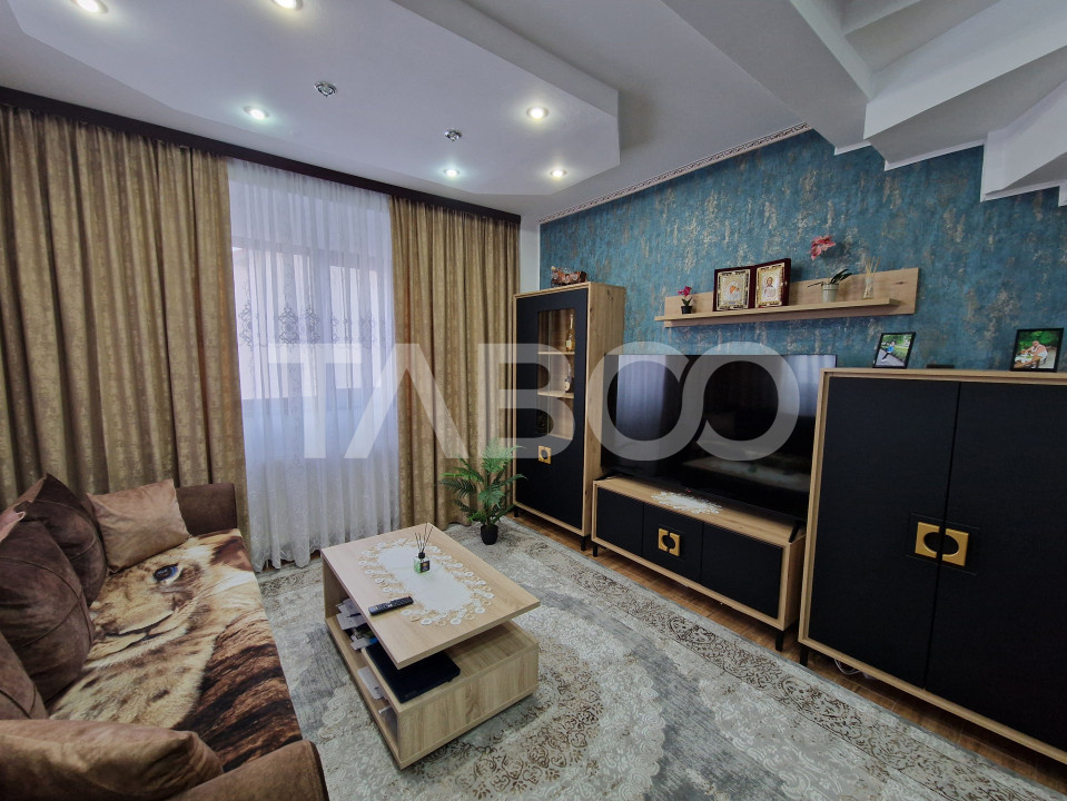 Apartament de vanzare 3 camere balcon mobilat totul nou Mihai Viteazul