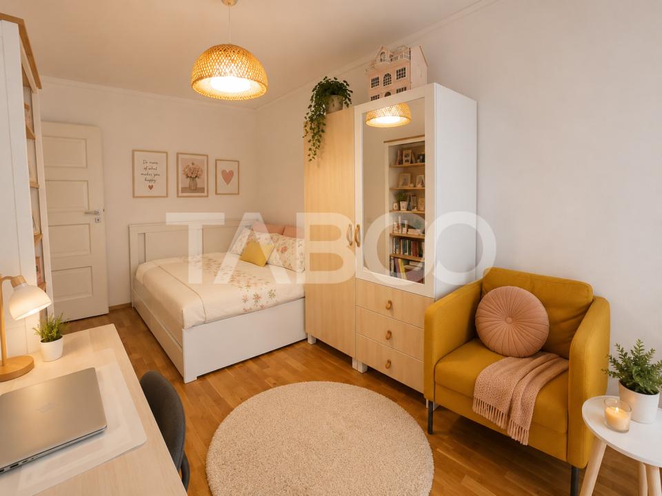 Apartament de vanzare 4 camere balcon boxa lift bloc nou zona Centrala