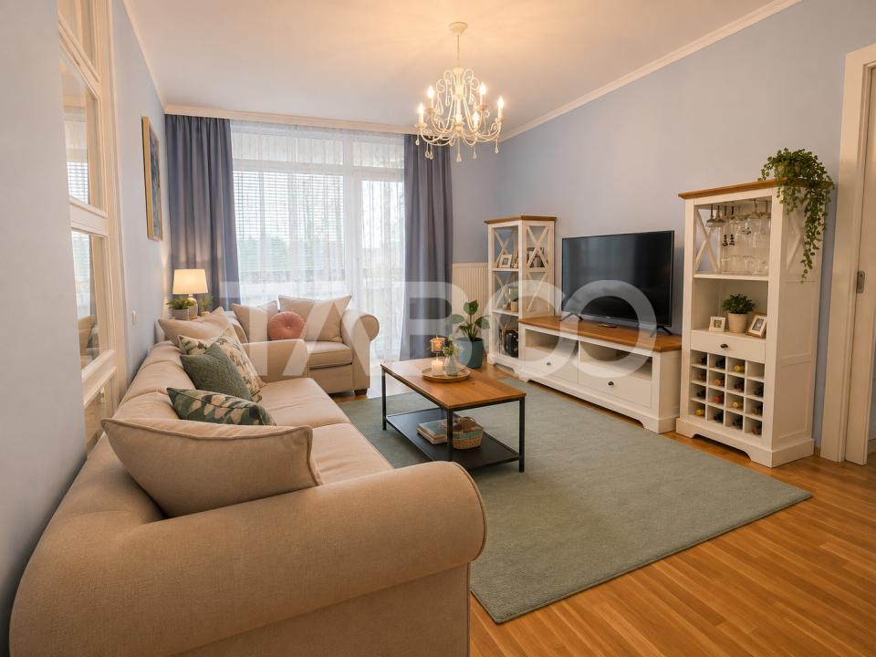 Apartament de vanzare 4 camere balcon boxa lift bloc nou zona Centrala