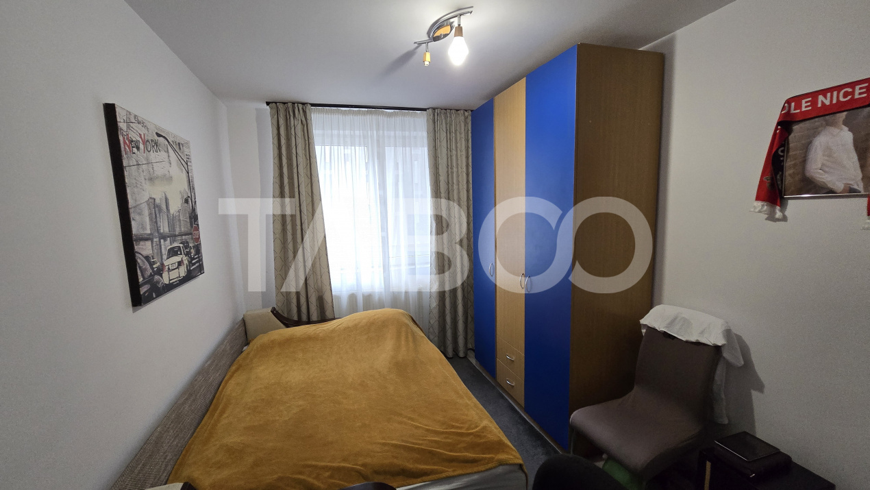 Apartament de vanzare 64mp 3 camere decomandate si balcon Turnisor 