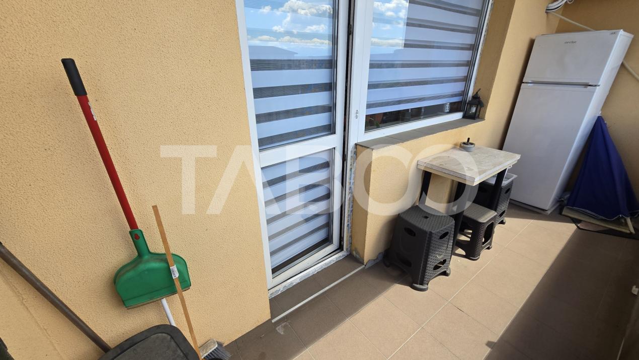 Apartament de vanzare 74mp 3 camere decomandate in zona Rahovei Sibiu