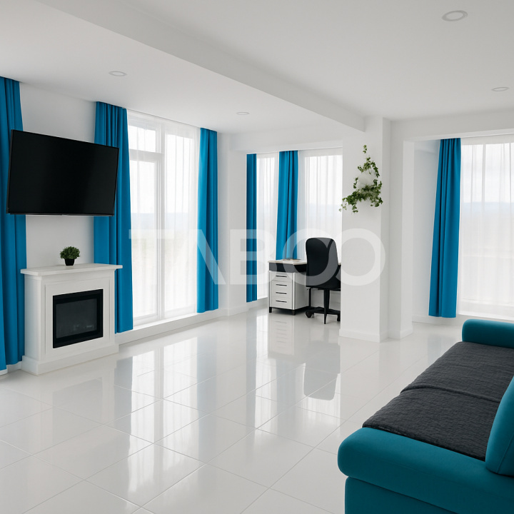 Apartament de vanzare 82 mp utili cu 3 camere 2 bai Doamna Stanca