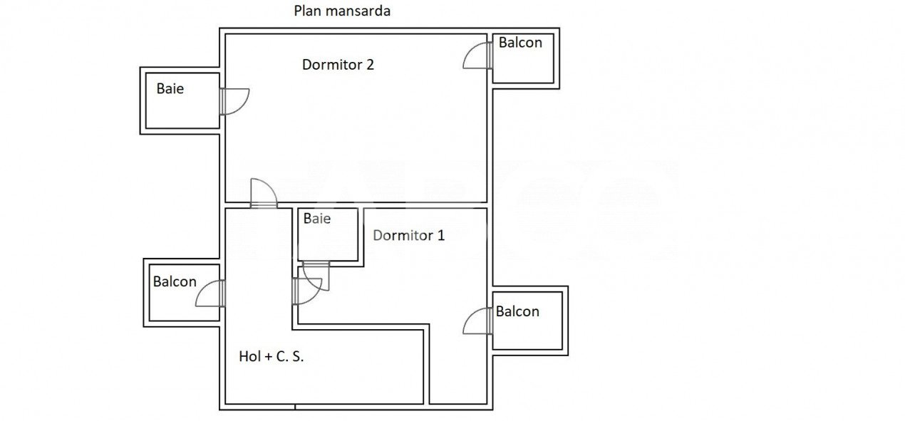 Apartament de vanzare 98 mpu 3 camere 3 bai 5 balcoane loc parcare