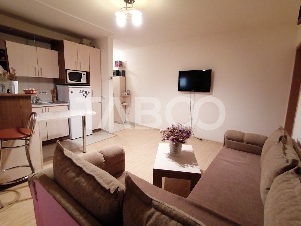 Apartament de vanzare complet mobilat 2 camere pe Semaforului Sibiu