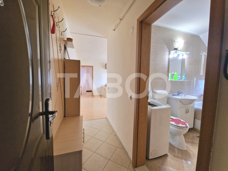 Apartament de vanzare complet mobilat 2 camere pe Semaforului Sibiu