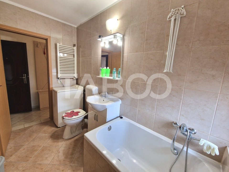 Apartament de vanzare complet mobilat 2 camere pe Semaforului Sibiu