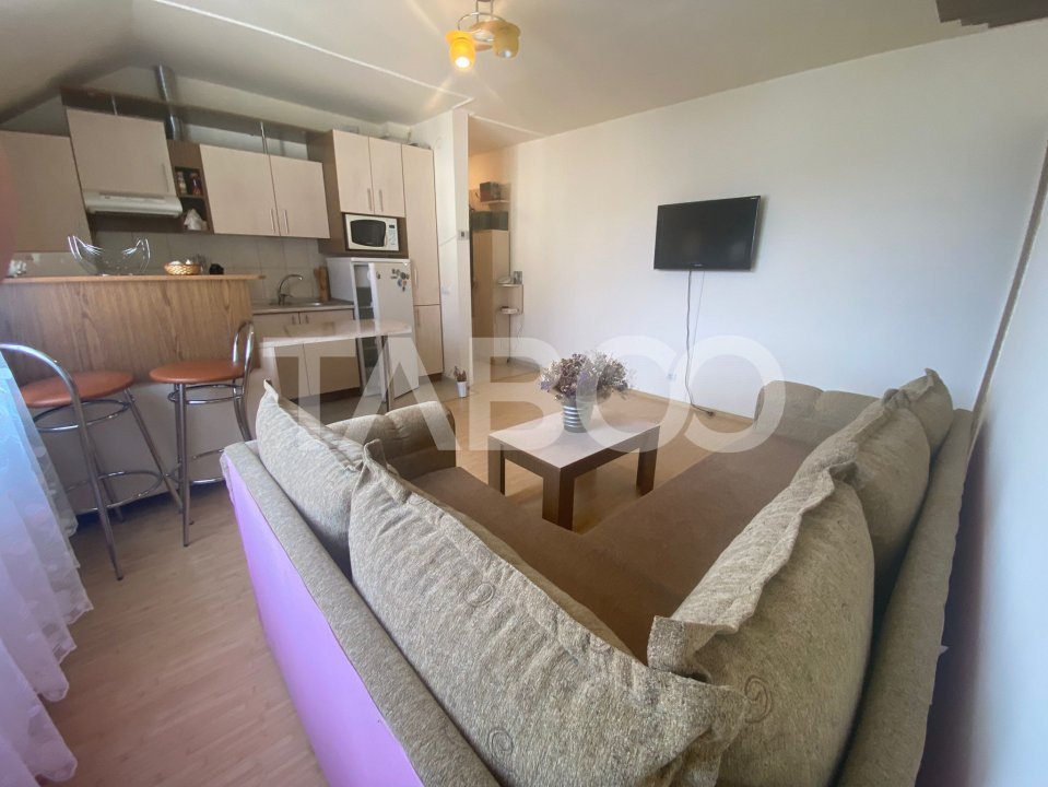 Apartament de vanzare complet mobilat 2 camere pe Semaforului Sibiu