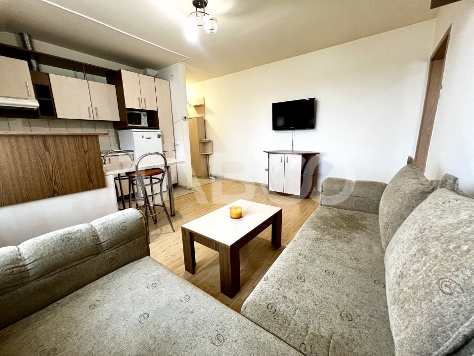 Apartament de vanzare complet mobilat 2 camere pe Semaforului Sibiu