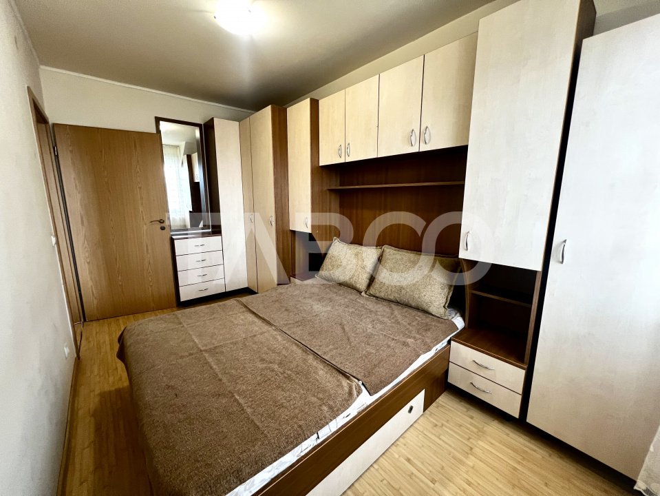 Apartament de vanzare complet mobilat 2 camere pe Semaforului Sibiu