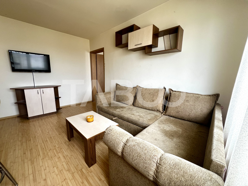 Apartament de vanzare complet mobilat 2 camere pe Semaforului Sibiu