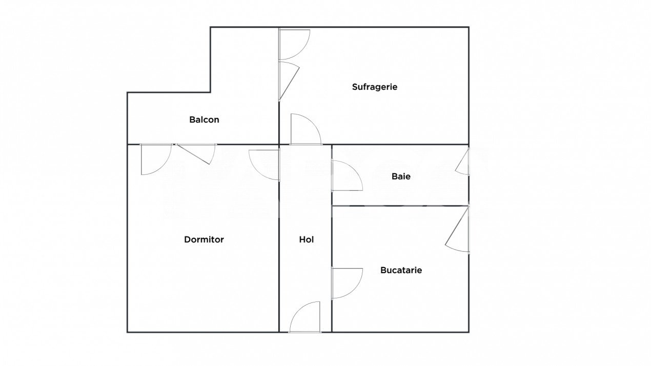 Apartament de vanzare cu 2 camere balcon si loc de parcare in Sibiu