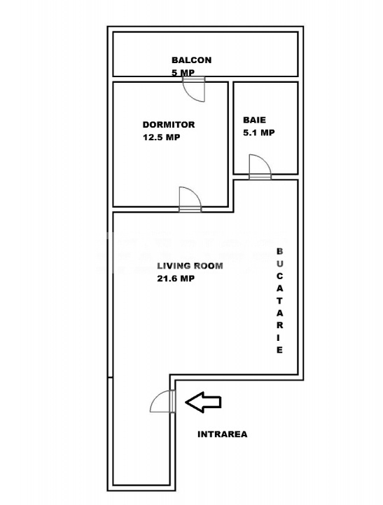 Apartament de vanzare cu 2 camere etaj intermediar Doamna Stanca 