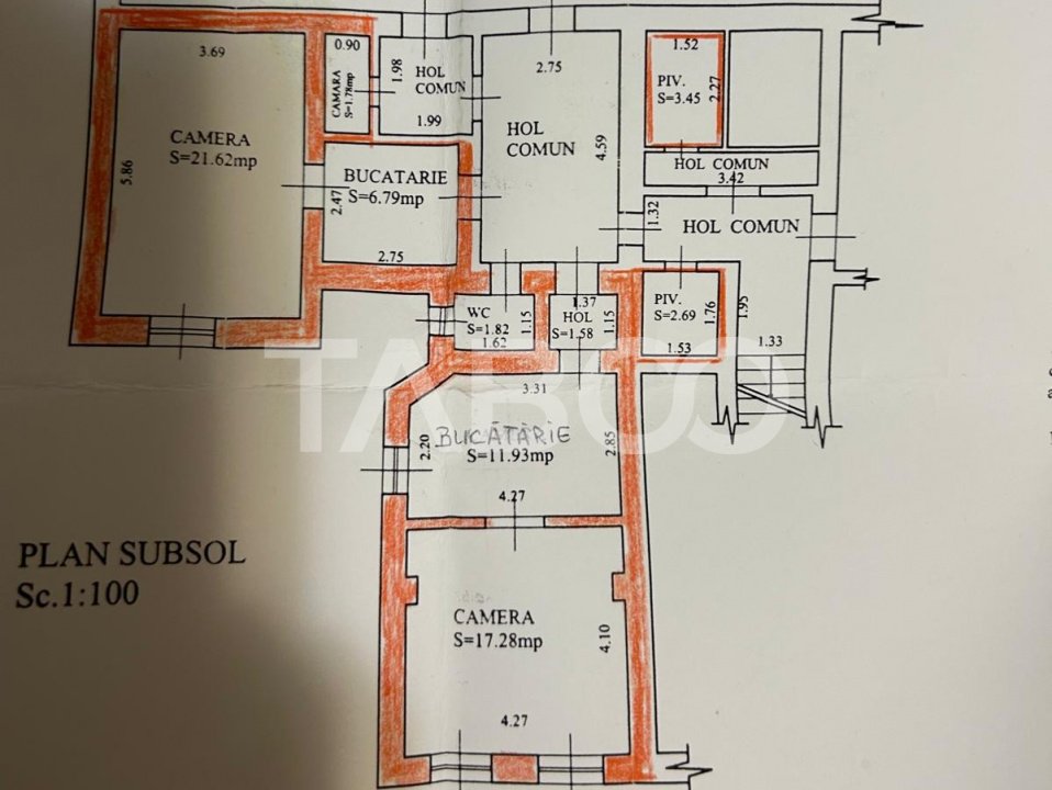 Apartament de vanzare cu 2 camere in zona Centrul Istoric din Sibiu