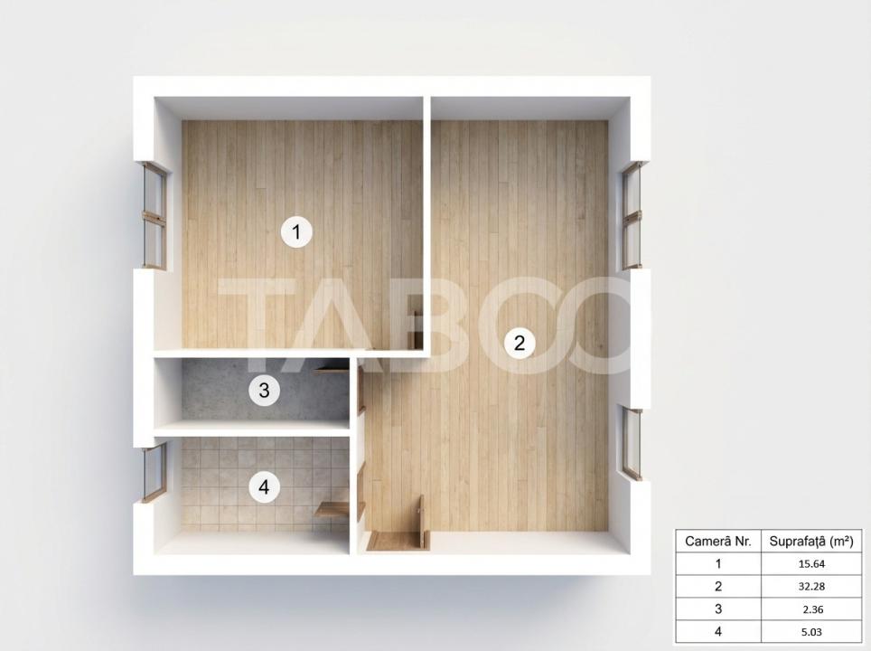 Apartament de vanzare cu 2 camere mobilate si utilate parcare Selimbar