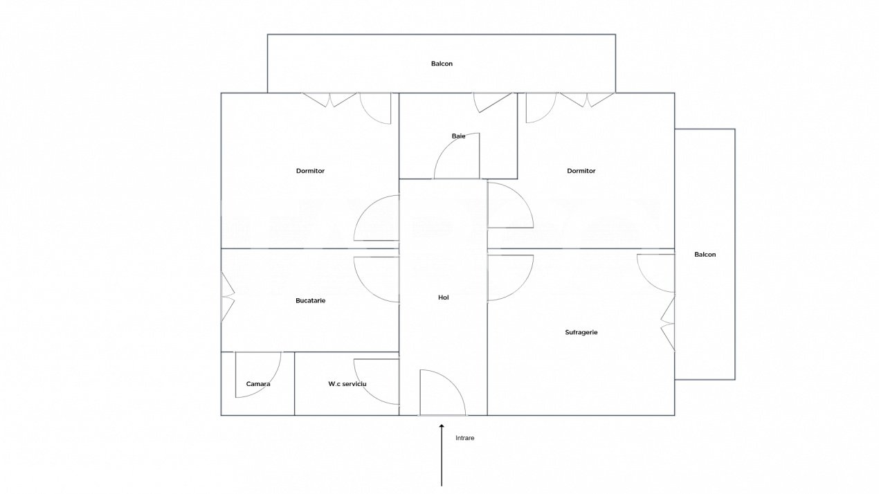 Apartament de vanzare cu 3 camere 2 bai 2 balcoane pivnita si parcare