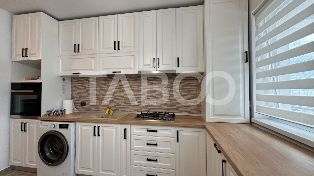Apartament de vanzare cu 3 camere 2 bai 2 locuri de parcare in Sibiu