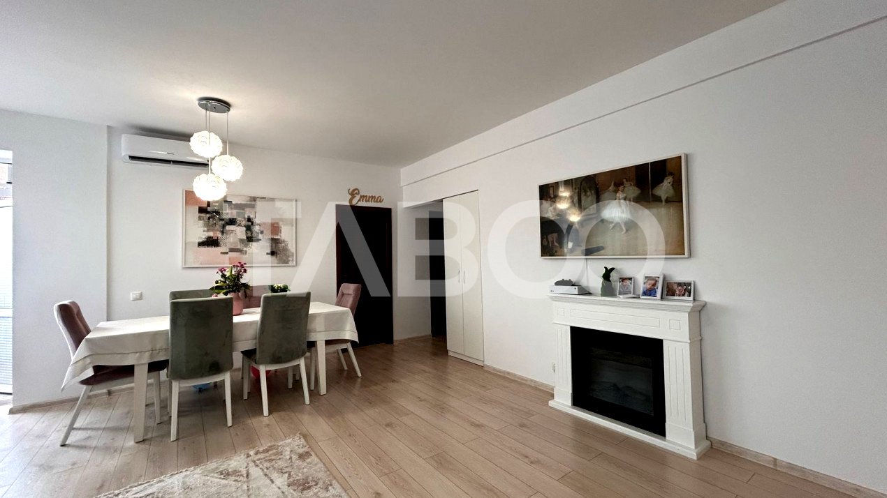 Apartament de vanzare cu 3 camere 87 mpu garaj boxa balcon in Sibiu