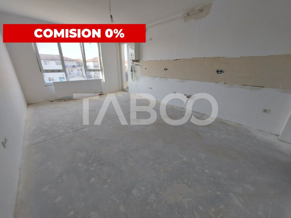 Apartament de vanzare decomandat 52mpu 2 camere 2 logii loc parcare in Sibiu - Zaharia Stancu