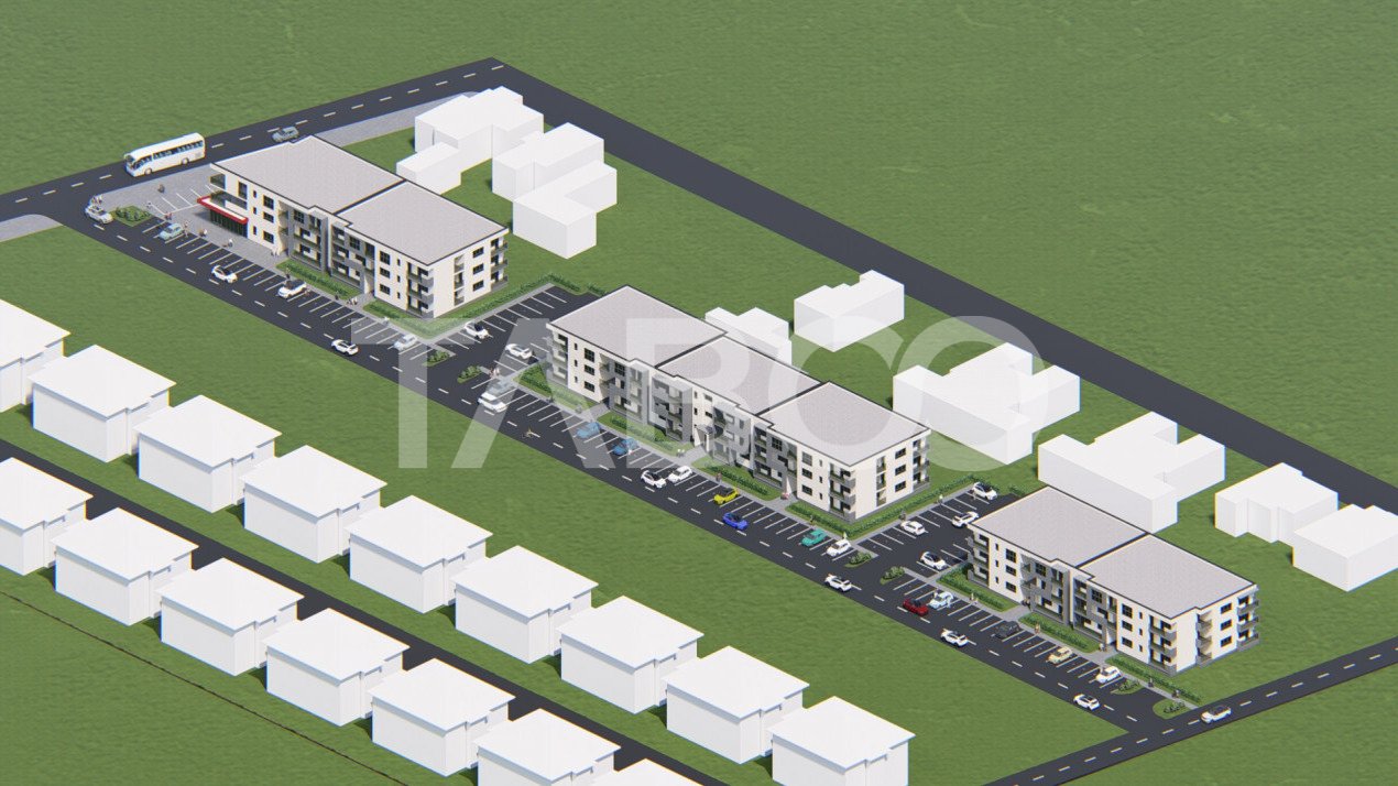 Apartament de vanzare decomandat 52mpu 2 camere 2 logii loc parcare