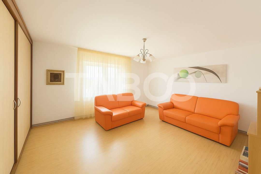 Apartament de vanzare decomandat Terezian 3 camere 2 bai balcon  in Sibiu - Lunga