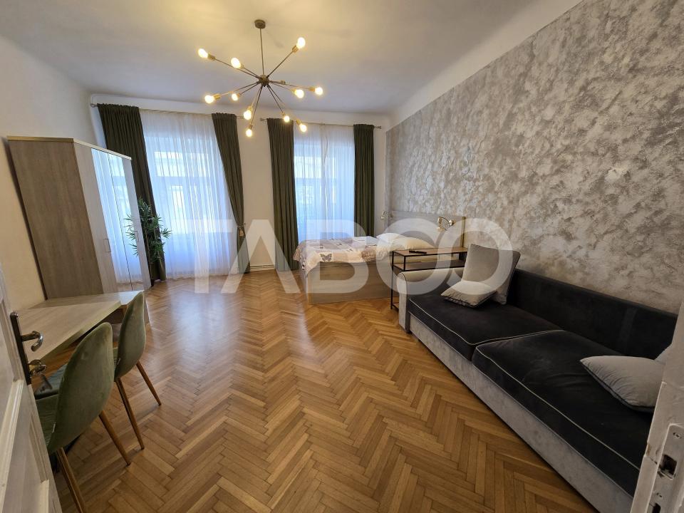 Apartament de vanzare in Centrul Istoric Sibiu 90 mpu mobilat utilat