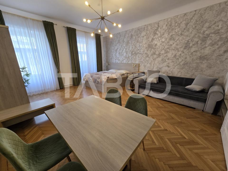 Apartament de vanzare in Centrul Istoric Sibiu 90 mpu mobilat utilat