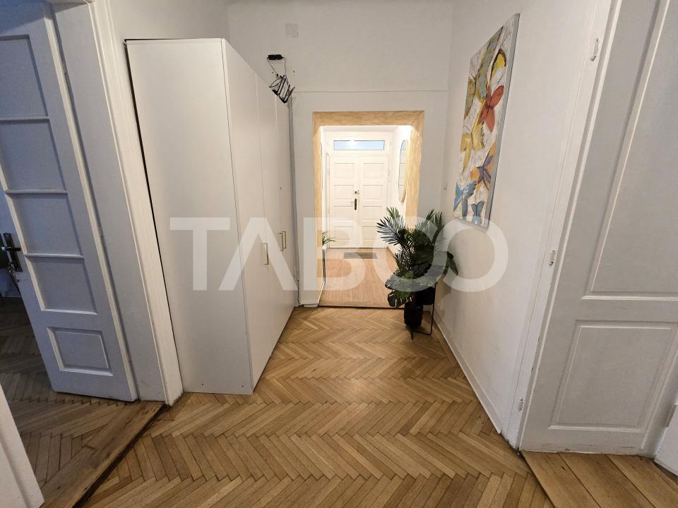 Apartament de vanzare in Centrul Istoric Sibiu 90 mpu mobilat utilat